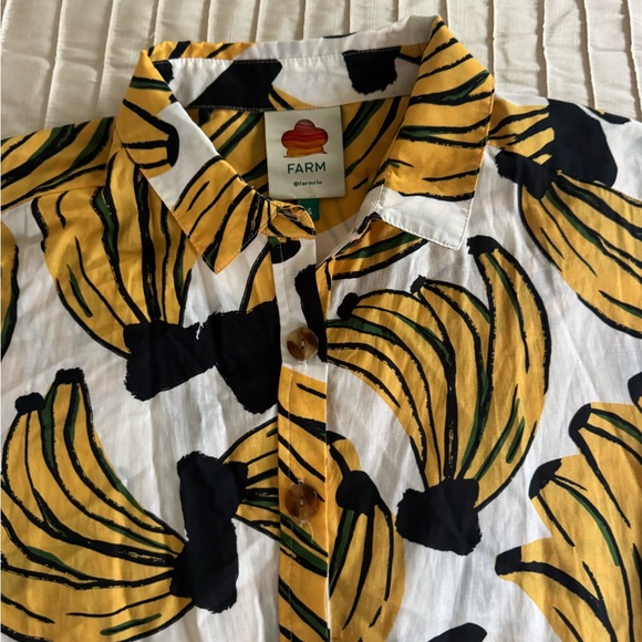 FARM Rio Banana Print Jumpsuit - Yellow and Black - Picture 4 of 11